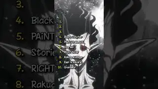 Mi Top 10 Openings de Black Clover