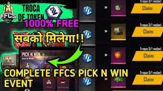 FFCS PICK N WIN EVENT|| How to complete pick n win event in free fire||कैसे पूरा करें || 1000% real|
