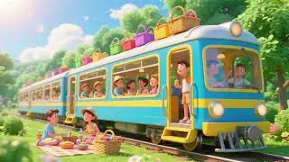 Summer Picnic Train 🚂🍉☀️ | Fun Outdoor Song for Kids