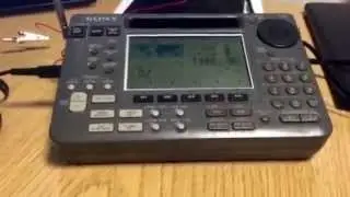More Sony ICF-SW55 office DXing: noisy whip vs quiet window frame