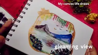 How to paint Shiny landscape 2024/ #shiny #art #artist #artwork