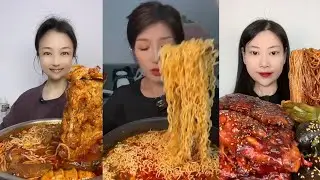 ASMR Spicy The Hot Yeol Ramyun Noodles | Boiled Noodles | Ramennam Parody Mukbang No Talking