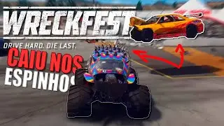 Pulou em cima do Fuscão monster truck no Wreckfest Melhores Momentos