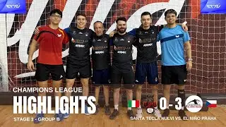ETTU Champions League: Santa Tecla Nulvi vs. El Niňo Praha 0-3