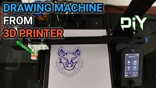How to convert a 3D printer into a Drawing Machine | CNC plotter