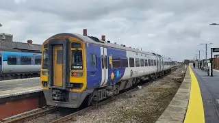 Trains at Grimsby Town & Cleethorpes Including 158909 (09/12/2024)