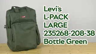 Розпаковка Levi's L-PACK LARGE 235268-208-38 Bottle Green