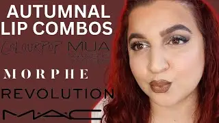 MY EVERYDAY FAVOURITE AUTUMNAL LIP COMBOS | LIPSTICKLIZZIE