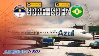 VATSIM | SBRF (REC) - SBFZ (FOR) | AIRBUS A320 | AZU1320