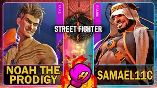 SF6 Samael11C (RASHID) VS Noah The Prodigy (LUKE)🥊Street Fighter 6🥊スト6🥊4K 60ᶠᵖˢ