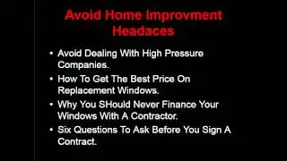 Window Scams eBook