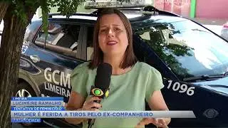 Mulher é ferida a tiros pelo ex-companheiro