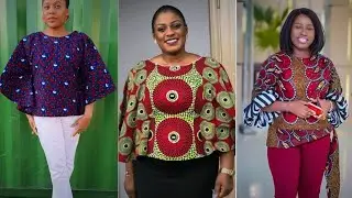 Lovely and Attractive ankara top styles | causal wear | office outfit