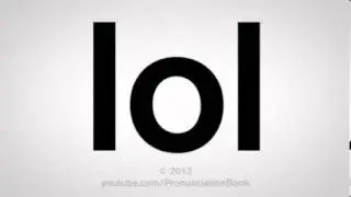 How to Say LOL   YouTube