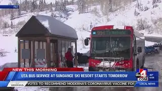 UTA bus service at Sundance