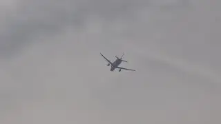 BELUGA XL3 over Liverpool Airport from Toulouse to Chester Hawarden 