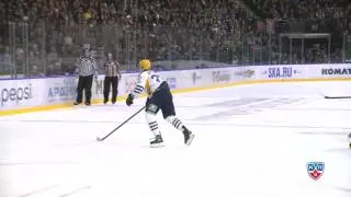 Мортенссон замыкает подкидку Червенки / Martensson scores off Cervenka's flip pass