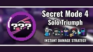 Secret Mode 4 Solo Triumph (5 SLOTS) | Voxel Defenders