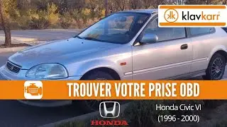 OBD2 port Honda Civic 6 (1996-2000): Where is my to OBD socket?