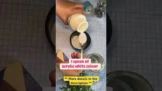 How to make Gesso at home | Easy Homemade Primer for Your Art Projects! #howto #easy