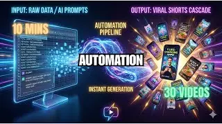 I Created 30 Days of Viral Shorts in 10 Minutes (AI Automation)