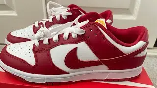 Nike Dunk Low &lsquo;USC&rsquo; / &lsquo;Gym Red&rsquo; unboxing