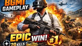 BGMI Gameplay | Intense Fights, Clutch Moments |wait for the end 😭 4K HD