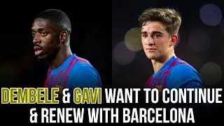 🚨Dembele Is Willing To Earn LESS MONEY In Barcelona To Continue: Gavi Will Extend For 5 YEARS