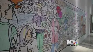 Carilion adds new interactive mural that anyone can draw on