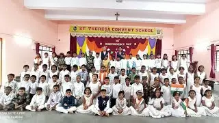 St.Theresa School Hidkal Dam Independence Day Celebration 25-26 Primary section class 3rd A, 3rd B