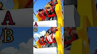Roller FUN 🎢🤣 #miraculousladybug #ladybug #catnoir #kpop #hunter #mlb #fyp #funny #zepeto #shorts