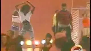 Soul Train 92' - Sandy Hall, James (Background), and Malcolm Strong!