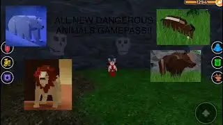 ALL NEW DANGEROUS ANIMALS GAMEPASS /The Survival Game Roblox