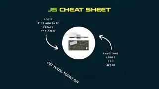 Javascript Cheat Sheet Desk Mat