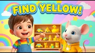 Find Yellow! 🟡 Fun Learning Game for Kids | Colors & Counting | Leo & Snowy