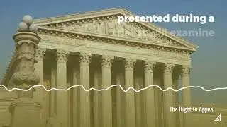 The Right to Appeal