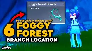 All 6 Foggy Forest Branch Locations | The Wild Fairy of Erinnyes Sequel | Genshin Impact 4.2