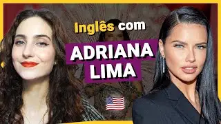A ADRIANA LIMA FALA INGLÊS BEM? 👀 REACT + AULA