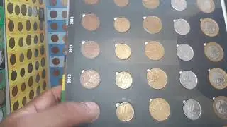 &Aacute;lbum de moedas de: 1994 a 2025 com todas as moedas cunhadas