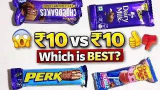 ₹10 Chocolate Battle 🍫 | Perk vs Dairy Milk vs Chocobakes | Which One is BEST? 😲
