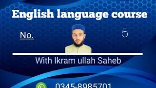 English language course lesson number 5 