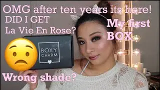 Boxycharm March 2019 Unboxing Try on and review