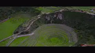 Machu Picchu Peru -  Vista de Drone 4K