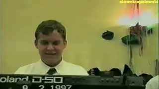Zespół Muzyczny MONACOR 1997 rok. Fragment wesela w Skrwilnie.