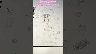 Drawing girls with different aesthetics (part 1)