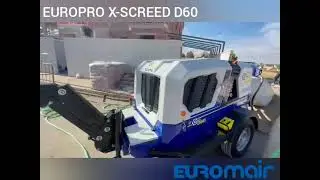 Euromair X-Screed D60 - the ultimate screed pump