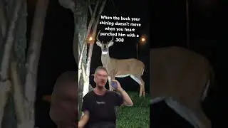 Get OUT! #deerhunting #huntingfails #huntinghumor #memes #fypシ