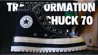 Transformation of Chuck 70 - Converse Chuck 70 LTD Lugged Platform (one of the most expensive pairs)