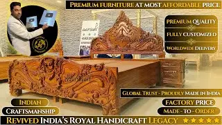 Classic wooden Bed | Bed Design Ideas | Hydraulic Bed with storage | Double Bed | Bedroom