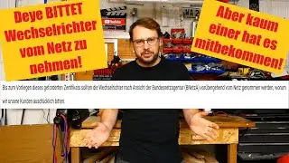 Deye BITTET darum den SUN600G3-EU vom Netz zu nehmen! Aber kaum einer hat es mitbekommen....